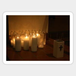 Light a Candle for Me Sticker